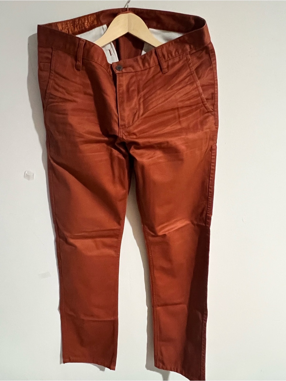 Vintage Dockers Men's Chino Pants in Rust